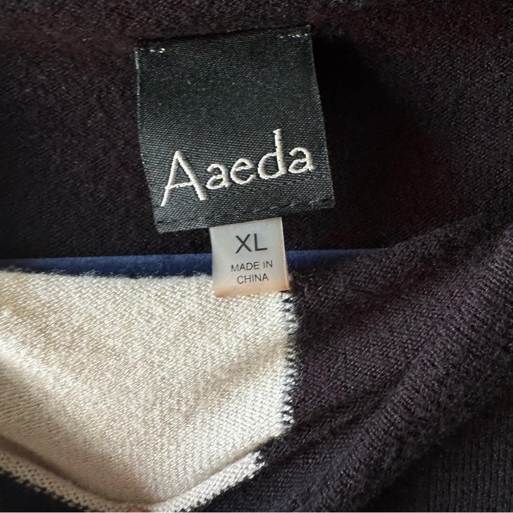 Cowl neck elegant sweater top size xl - Picture 4 of 4